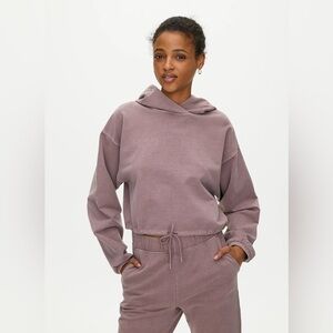 The Group by Babaton Weekender Dusty Purple Hoodie